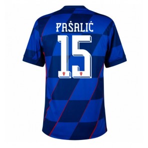 Kroatien Mario Pasalic #15 Replika Udebanetrøje EM 2024 Kortærmet